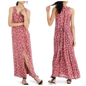 Madewell Tie Waist Maxi Dress in Vintage Daisies